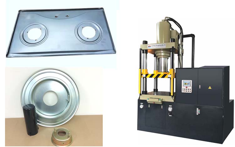hydraulic press machine for stainless steel gas stove panel