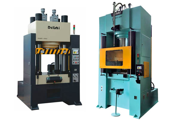 four column hydraulic press vs frame guide hydraulic press