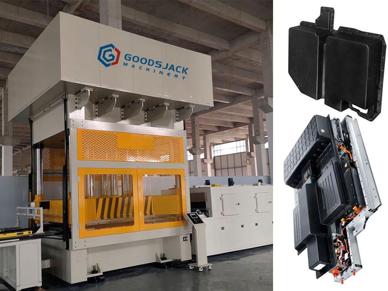 hydraulic press for SMC composite battery pack shell