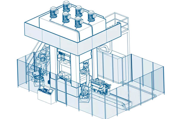 Design & Optimization of 4 Post Hydraulic Press